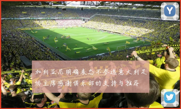 加利亚尼明确表态不参选意大利足协主席感谢俱乐部的支持与推荐